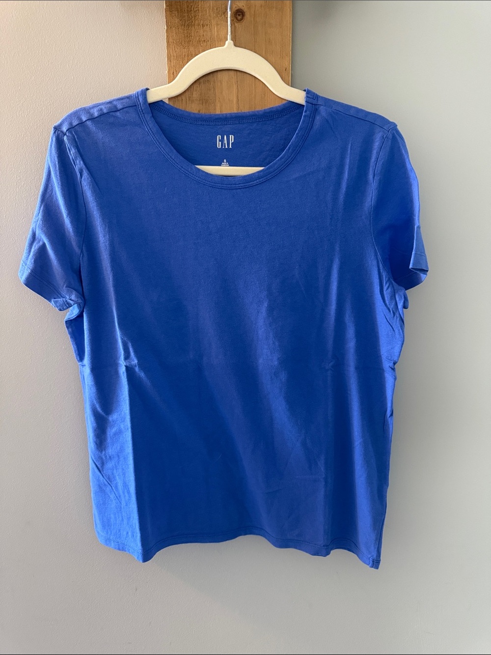 GAP Short Sleeve Crew Tee - Blue, S, NWTs